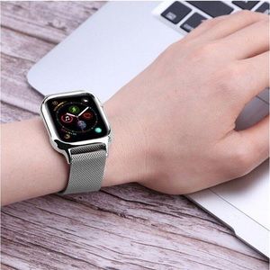 AUTHENTIC Apple Watch Silver Milanese Loop - 40mm